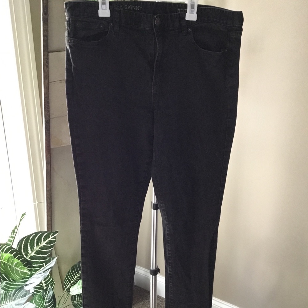 J Crew Black High Rise Skinny Jeans
